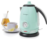 Nostalgia RWK150AQ Retro Stainless Steel Electric Water Kettle 1.7 L Aqua