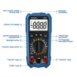 JDAUIAX 6000 Count AC/DC Volt & DC Current Digital Multimeter Tester