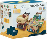 Chengjun Toys Kitchen Cart with Accessories - Multi Color