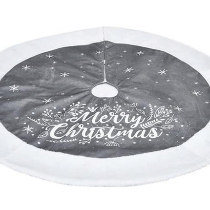 Christmas Tree Skirt Christmas Tree Skirt,39 Inches Xmas Tree Skirt,Snowflake Pattern,Suitable for Christmas Party Christmas Tree Decoration Tree Skirt Xmas