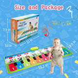 Gifts for 2-3+ year old Girls Boys ,Play Mat for Babies Musical Toys for 1- 2 -3 Toddlers Touch Floor Piano Mat, 4- 5-6 KIds Music Piano Keyboard Dance Mat for Early Learning Toys / Autism Sensory Toys