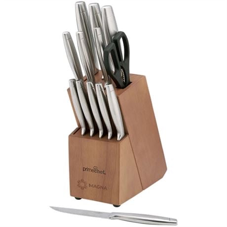 Prime Chef Stainless Steel 14 Piece Block Set 38513