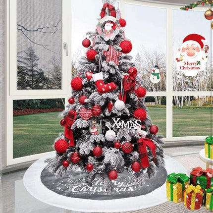 Christmas Tree Skirt Christmas Tree Skirt,39 Inches Xmas Tree Skirt,Snowflake Pattern,Suitable for Christmas Party Christmas Tree Decoration Tree Skirt Xmas