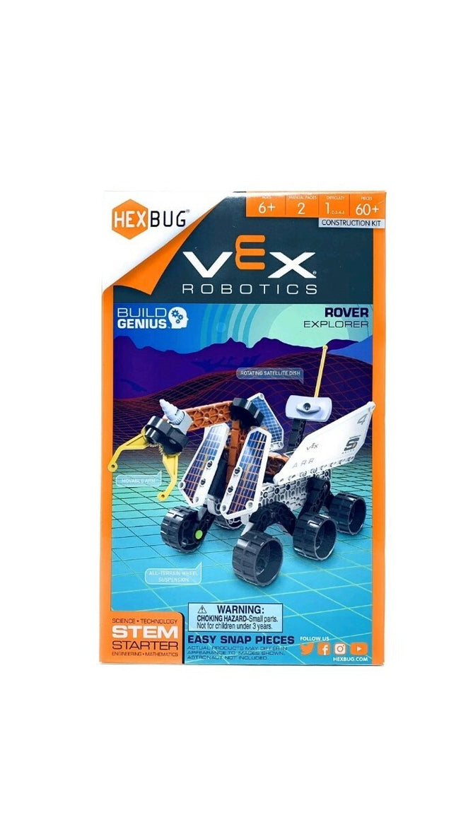 Hexbug Vex Robotics Rover Explorer Construction Kit Stem Starter Kit
