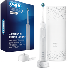 Oral-B GENIUS X LIMITED, Rechargeable Electric Toothbrush with Artificial Intelligence WHITE GRAY