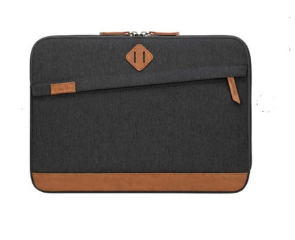 Targus 12.3" Strata Chromebook Sleeve compatible with tablets/iPads, GREY/BROWN