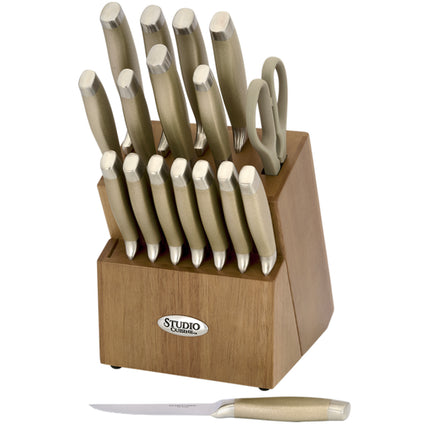 Studio Cuisine™ 18 Piece Peened Knife Block Set 71821