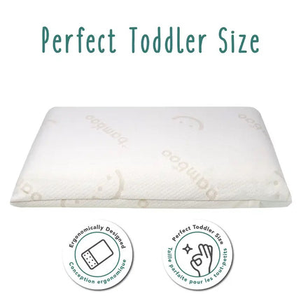 BabyWorks Toddler Pillow w/ Bamboo Pillowcase