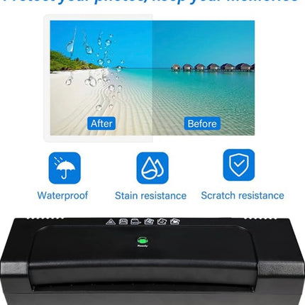 Laminator 9-inch Thermal Laminator with Laminating Sheets 10pcs, with Paper Cutter and Corner Rounder,with 2-Min Faster Preheat,Mini Personal Lamination Machine withr for Teacher Home