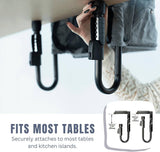 guzzie+Guss G+G201 Perch Table Chair, Charcoal