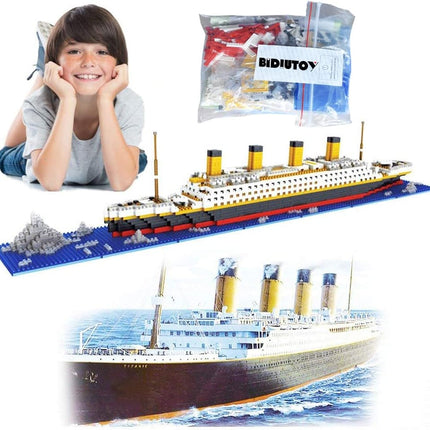 BIDIUTOY Titanic Ship building blocks Set