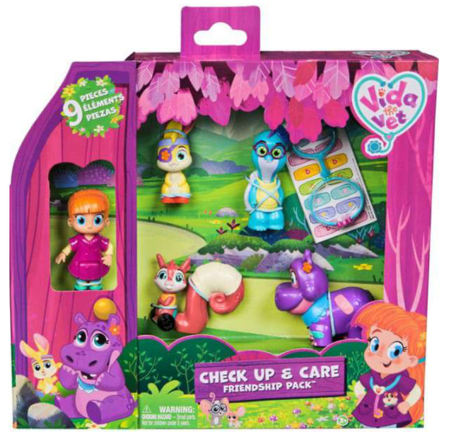 Vida the Vet Check Up & Care Friendship Pack Playset [Vida, Juno, Fergie, Zig Zag & Tidbit]