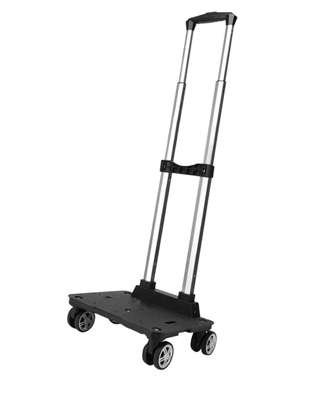 Yinanstore Luggage Cart Backpack Trolley Airplane Wheels Durable Hand Truck Luggage Cart with Wheels for Shopping Moving Teens Children four wheeled