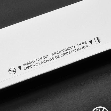 Amazon Basics 12-Sheet High-Security Micro-Cut Paper, CD, and Credit Card Shredder with Pullout Basket