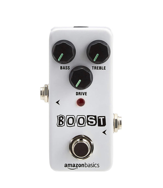 Amazon Basics Boost Guitar Effect Pedal - True Bypass, Full Metal Shell
