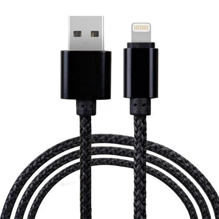 GLOBALTONE LIGHTNING USB 2.0 TO 8 PINS SYNC / CHARGE CABLE 2A 1 METER BLACK