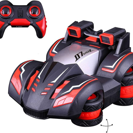 POP Mart Remote Control Car Toy Spins Stunt Turbine Drift High Speed RC Car 360 Degree blue Vehicle 5 Lighting Modes Safe Durable Birthday Xmas Gifts for Kids Boys Girls