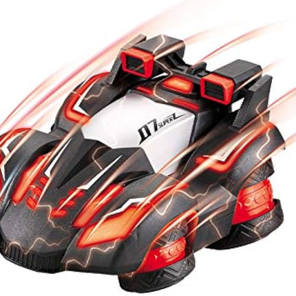 POP Mart Remote Control Car Toy Spins Stunt Turbine Drift High Speed RC Car 360 Degree blue Vehicle 5 Lighting Modes Safe Durable Birthday Xmas Gifts for Kids Boys Girls