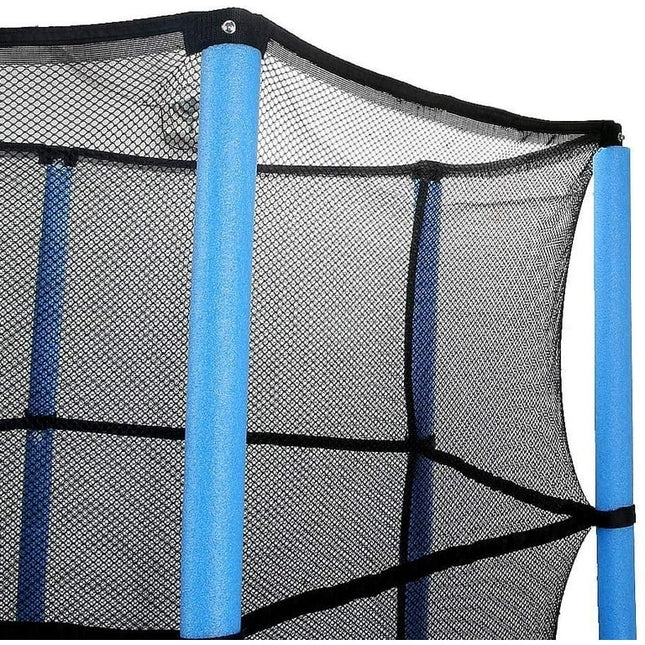 LBLA Kids Trampoline, 55” Mini Trampoline for Kids with Enclosure Net and Safety Pad, Heavy Duty Frame Round Trampoline with Built-in Zipper for Indoor Outdoor