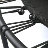 LBLA Kids Trampoline, 55” Mini Trampoline for Kids with Enclosure Net and Safety Pad, Heavy Duty Frame Round Trampoline with Built-in Zipper for Indoor Outdoor