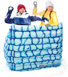 Inflatable Jumbo Snow Bunker- The Ultimate Snowball Fight Bunker to Protect You from Incoming snowballs- Portable Snowball Defence for Winter Fun.