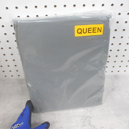 Amazon Basics Easy Care Microfiber Sheet Set with 19" Deep Pockets - Queen, grey