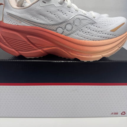 NEW Saucony Women's Hurricane 25 Running Shoe, White/Cameo,