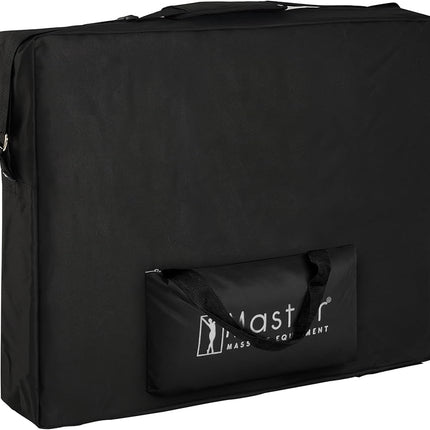 Master Massage Zephyr Lightweight Portable Massage Table Package- Tattoo Table- Spa Bed (Black, Maroon)