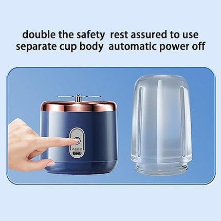 Portable Juicer, Personal Blender, 14Oz Smoothie and Juice Blender | Handheld Travel Fruit Mixer, Babies Food Mixing Machine Blender for Offices, Sports, Travel and Home Pochy