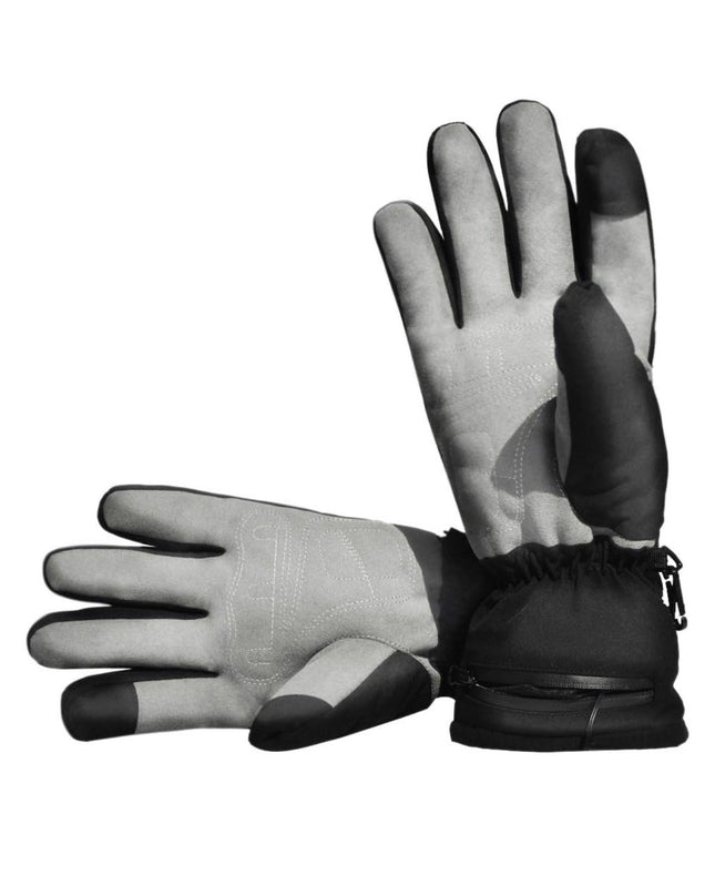 Heated Gloves for Women Men, Gloves for Raynauds Disease, Walking Dogs, Cycling, Hunting, Fishing Waterproof & Windproof Black Color small/medium size