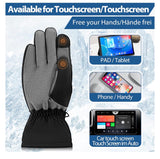 Heated Gloves for Women Men, Gloves for Raynauds Disease, Walking Dogs, Cycling, Hunting, Fishing Waterproof & Windproof Black Color small/medium size