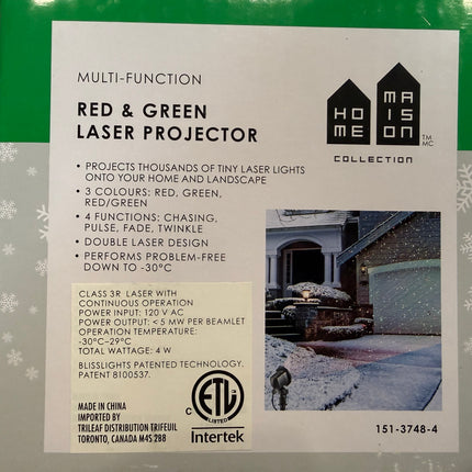 Green Laser Projector 3000 Sq. Ft./278 M2 (151-3748-4)