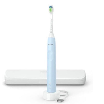 NEWOPENBOX Philips Sonicare 4900 Power Toothbrush, Rechargeable Electric Toothbrush with Pressure Sensor, LIGHT BLUE HX3683/32