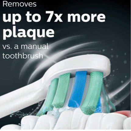 NEWOPENBOX Philips Sonicare 4900 Power Toothbrush, Rechargeable Electric Toothbrush with Pressure Sensor, LIGHT BLUE HX3683/32