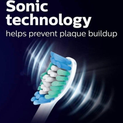 NEWOPENBOX Philips Sonicare 4900 Power Toothbrush, Rechargeable Electric Toothbrush with Pressure Sensor, LIGHT BLUE HX3683/32