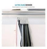Zober 50PC Grey Non-Slip Velvet Hanger