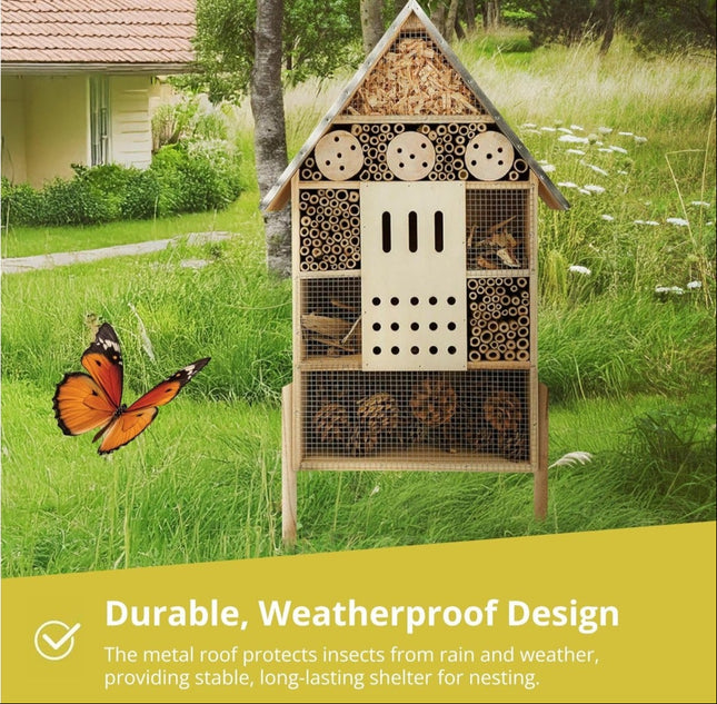 Wildlife Friend Insect Hotel Standing Kit 57cm Height