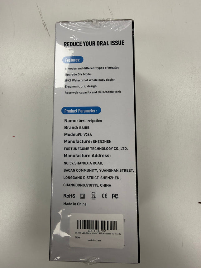 Bsibb Powerful Dental Flosser Black