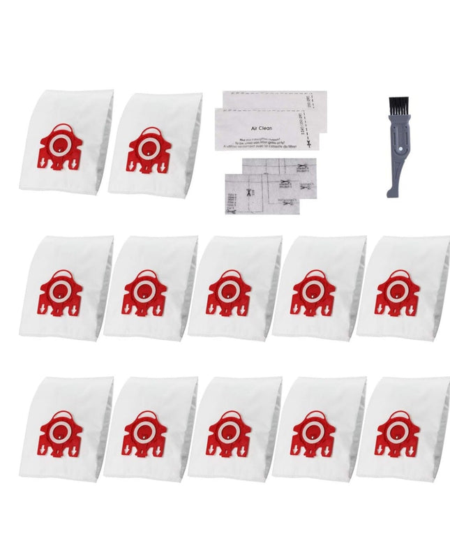 I Clean Replacment FJM Vacuum Bags 12Pcs, Compatible with Compact C1, Compact C2, Complete C1, S6000-S6999,S4000-S4999,S700-S799