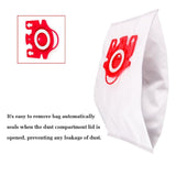 I Clean Replacment FJM Vacuum Bags 12Pcs, Compatible with Compact C1, Compact C2, Complete C1, S6000-S6999,S4000-S4999,S700-S799