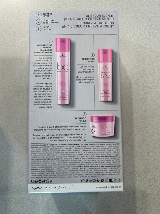 Schwarzkopf pH 4.5 Color Freeze Silver Set