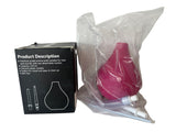 MELAO Enema Bulb 224ml w/ Three Nozzles