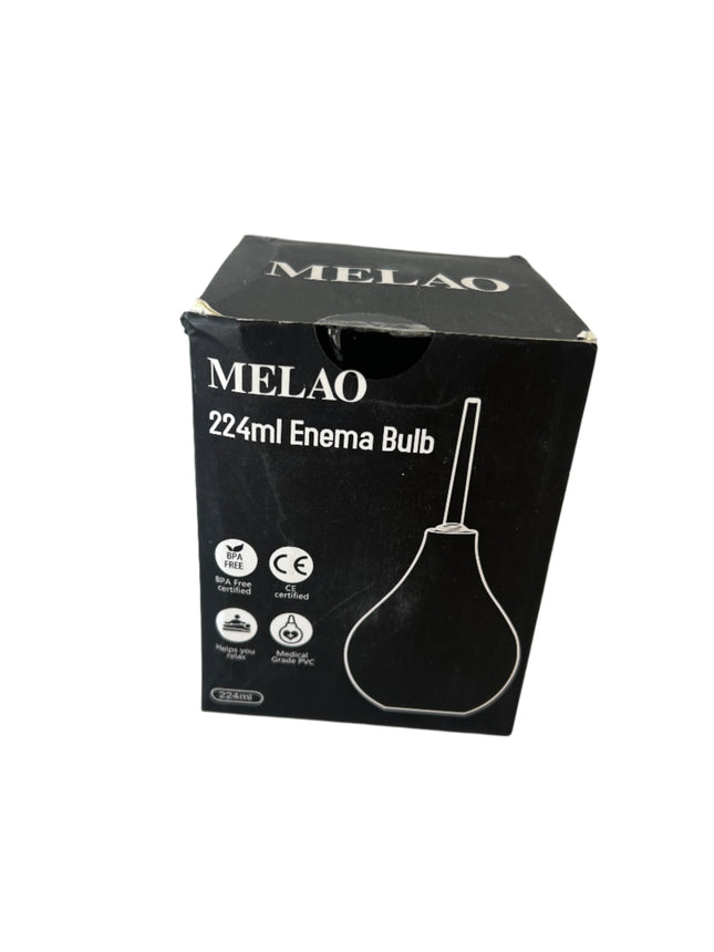 MELAO Enema Bulb 224ml w/ Three Nozzles