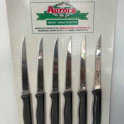 Aurora Knife Set 6 Pieces