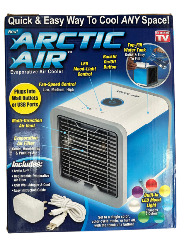 Artic Air Evaporative Air Cooler with Led Light