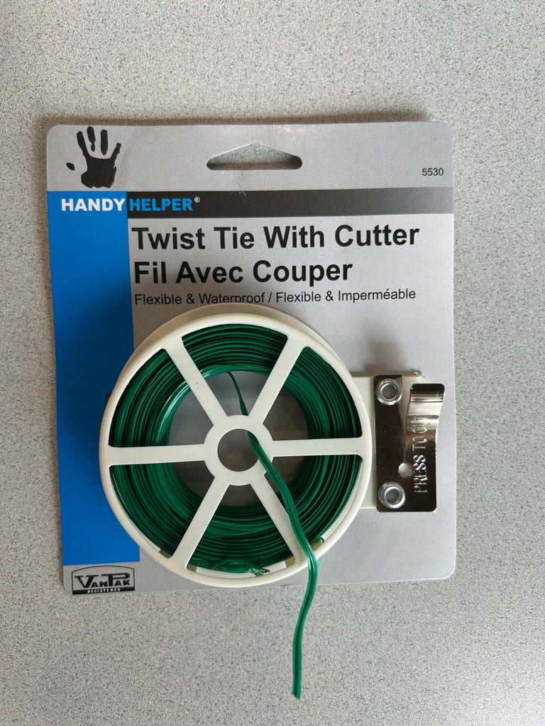 Handy Twist Tie With Cutter
