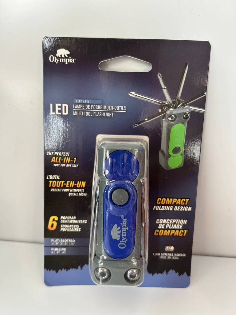 Olympia led 8 in 1 Multi-Tool Flashlight