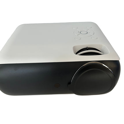 HAPPRUN Native 1080P Bluetooth Projector, Full HD Portable Outdoor Movie Projector with Built-in Speaker, Compatible with Smartphone, HDMI, USB, AV, Fire Stick, PS5 for Home, Bedroom, Outdoor Use