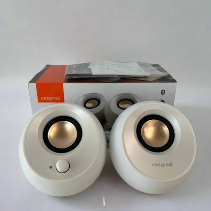 Creative Pebble V3 Minimalistic 2.0 USB-C Desktop Bluetooth Speakers Black