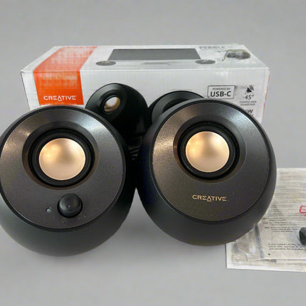 Creative Pebble V2 - Minimalistic 2.0 USB-C Powered Desktop Speakers